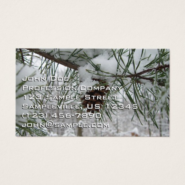 Fotografía de la naturaleza del invierno de la ram (Frente)