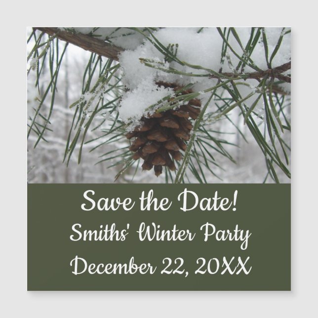 Fotografía de la naturaleza del invierno de la ram (Anverso)