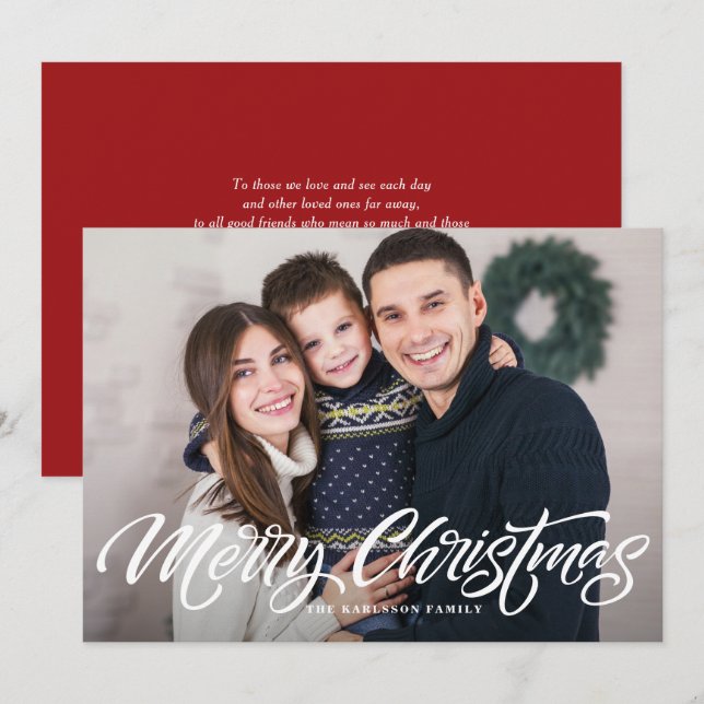 Fotografía de la película Feliz Navidad (Anverso / Reverso)