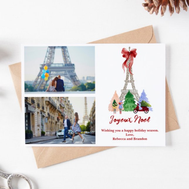 Fotografía de la Torre Eiffel de París en Navidad (Subido por el creador)