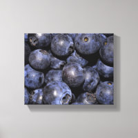 Fotografía de lienzo envuelto -"Blueberries"