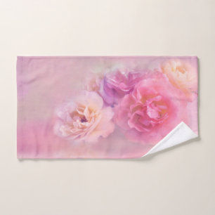 Fotografía de los claveles rosados y blancos de bo