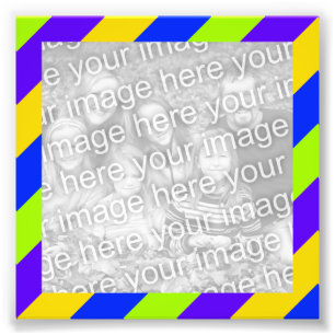 Fotografía de marco de franjas luminosas