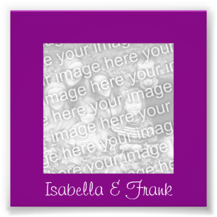 Fotografía de marco púrpura