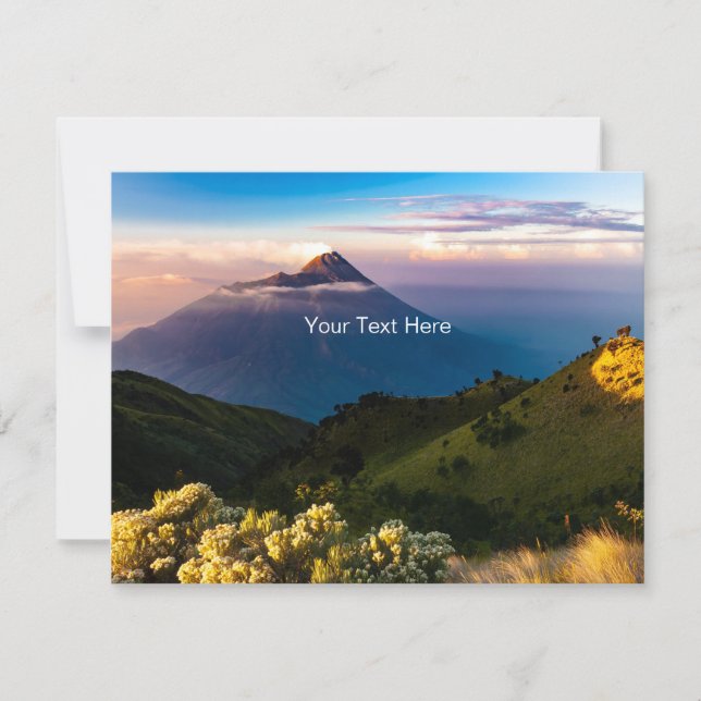 Fotografía de montaña (Anverso)