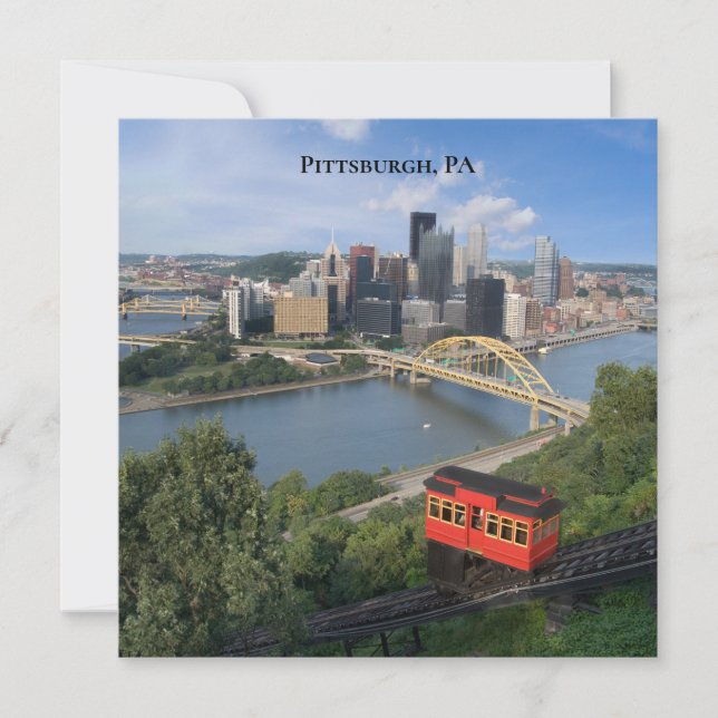 Fotografía de Pittsburgh Pennsylvania (Anverso)