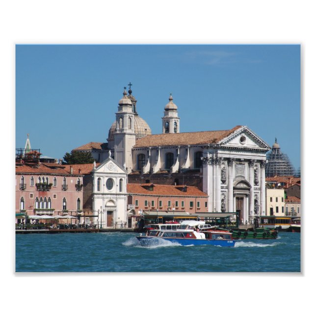 Fotografía de Venecia Italia, Gran Canal, barco (Frente)