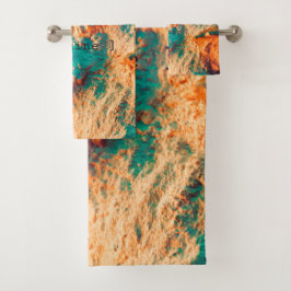 Fotografía de verano de las casetas de mar