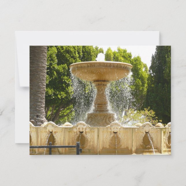 Fotografía de viajes de la Fuente de Sausalito Cal (Anverso)