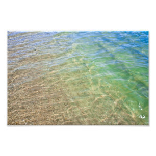 Fotografía del agua del extracto del verde azul