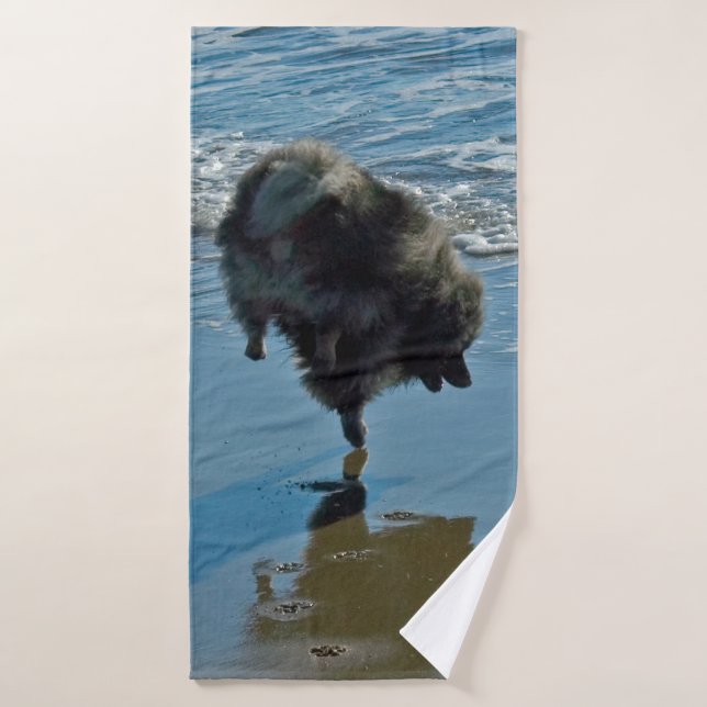 Fotografía del Ballet Keeshond - Arte de Perro Ori (Toalla de baño)