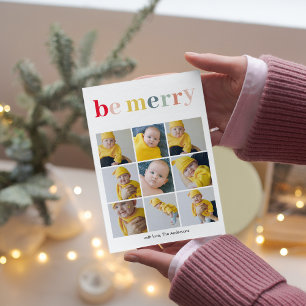 Fotografía del Collage   Feliz feriado colorido Be