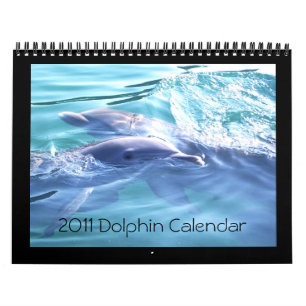 Fotografía del delfín de 2011 calendarios
