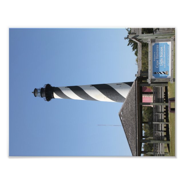 Fotografía del faro de Cape Hatteras (Frente)