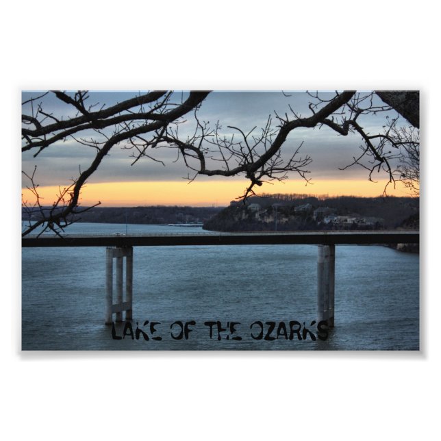 FOTOGRAFÍA DEL LAGO DE OZARKS (Frente)