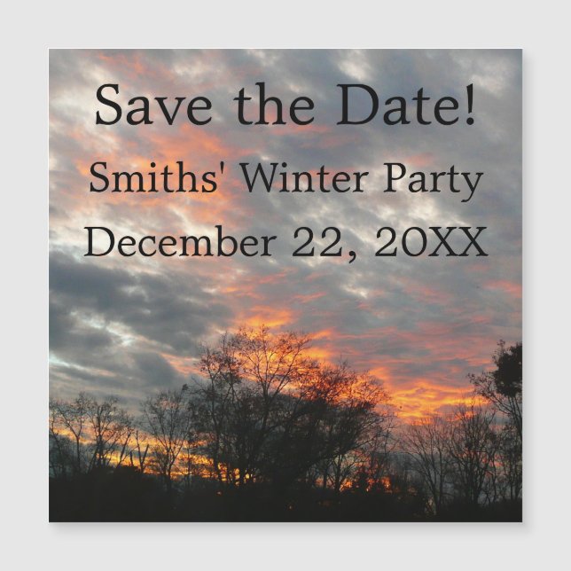 Fotografía del paisaje natural del atardecer de in (Anverso)