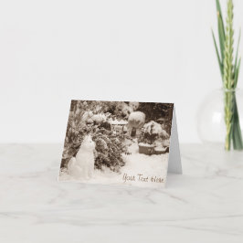 fotografía divertida del navidad del muñeco de