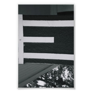 Fotografía E3 4x6 blanco y negro de la letra del