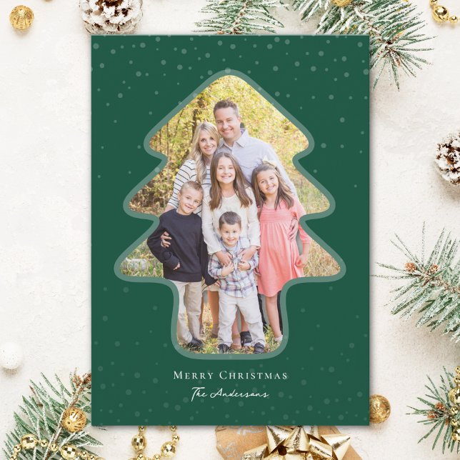 Fotografía en forma de árbol de Navidad verde esme (Subido por el creador)