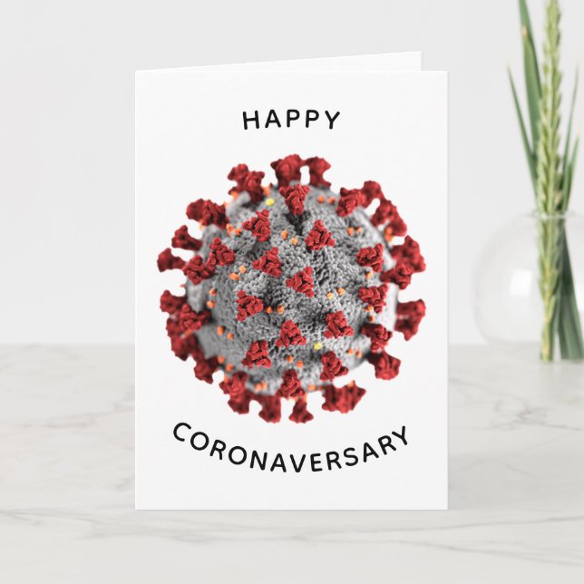 Fotografía feliz de la tarjeta de virus de la cópu (Anverso)