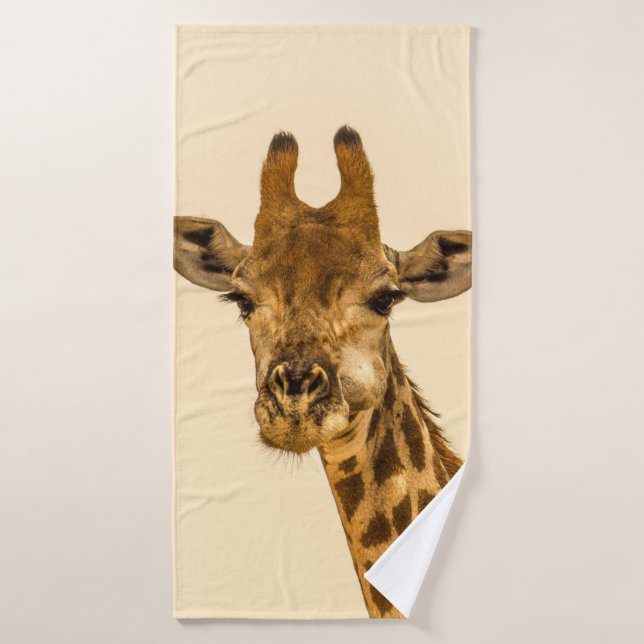 FOTOGRAFÍA FOTOGRÁFICA SELECTIVA DE GIRAFFE (Toalla de baño)