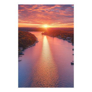 Fotografía impresionante de la puesta de sol en el
