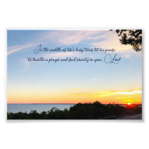 Fotografía Inspiradora de la puesta de sol de la s