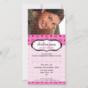 FOTOGRAFÍA INVITACIONES DE CUMPLEAÑOS :: delicioso
