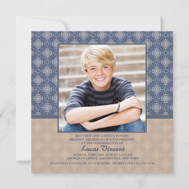 Fotografía justa Invitación religiosa (Anverso)