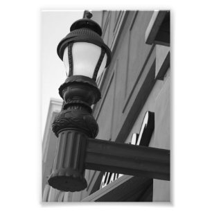 Fotografía L8 4x6 blanco y negro de la letra del