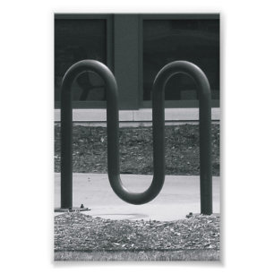 Fotografía M1 4x6 blanco y negro del alfabeto