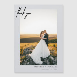 Fotografía moderna a mano Grey Gracias