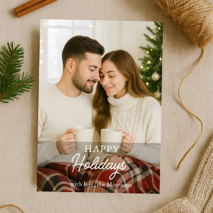 Fotografía moderna Cute Festividad Felíz Tarjeta d
