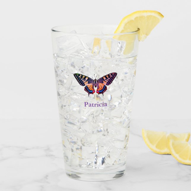 Fotografía moderna Cute Mariposa Añadir nombre (Reverso (hielo))