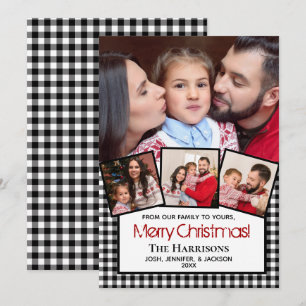 Fotografía moderna Feliz Navidad Jugada de búfalo
