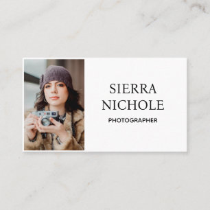 Fotografía moderna Tarjeta de visita QR Code