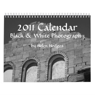 Fotografía negra y blanca del calendario 2011