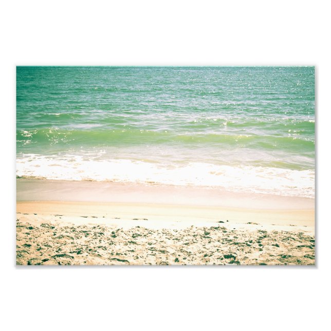 Fotografía pacífica de la playa Pastel Waves (Frente)