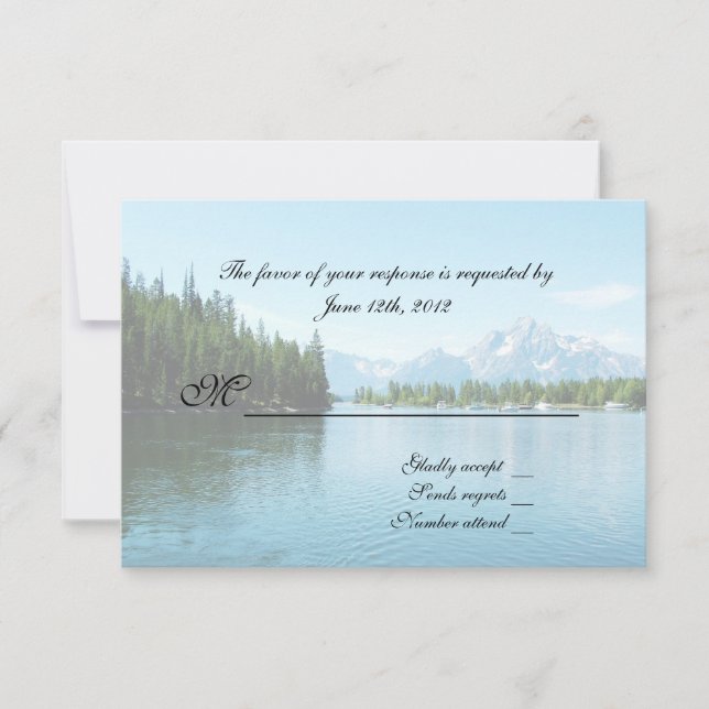 fotografía paisajística Invitaciones a bodas de RS (Anverso)