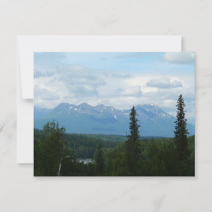 Fotografía panorámica de la cordillera de Alaska