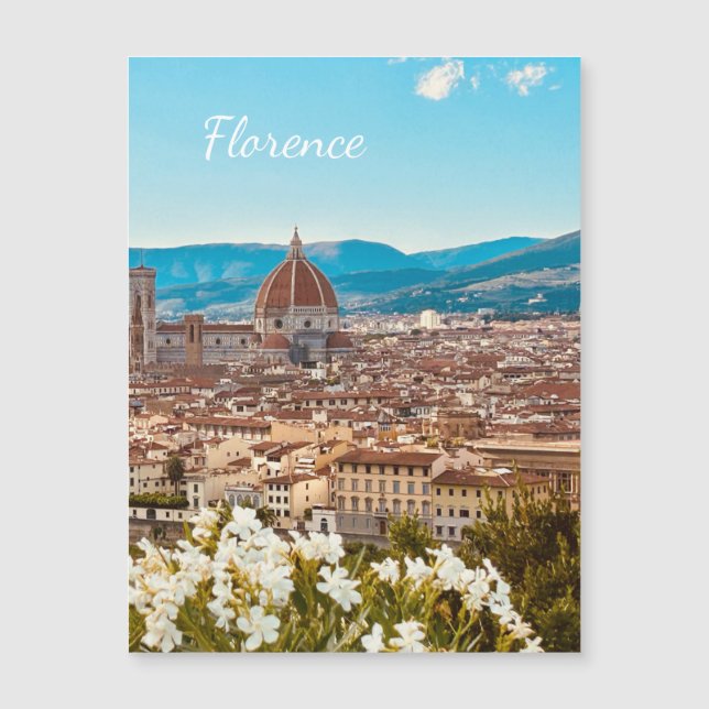 Fotografía personalizada de Florencia en Italia (Anverso)
