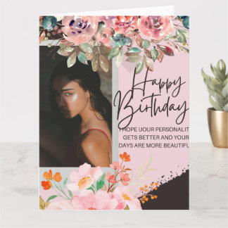 Fotografía personalizada Tarjeta postal de cumplea
