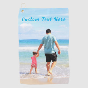 Fotografía personalizado Toalla de Golf Fotos y Te