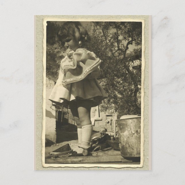 Fotografía retro vintage de postales (Anverso)