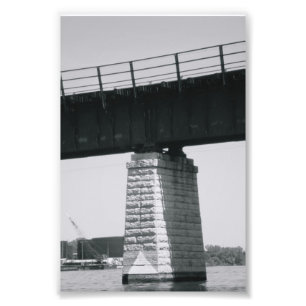 Fotografía T6 4x6 blanco y negro de la letra del