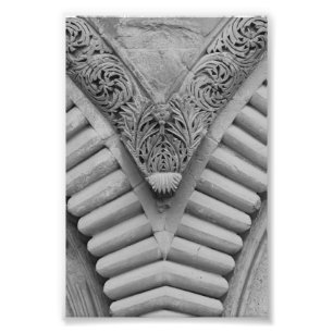 Fotografía V5 4x6 blanco y negro de la letra del