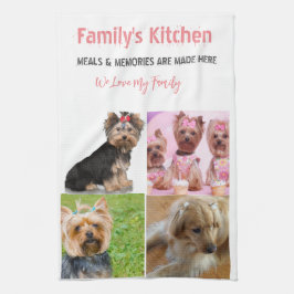 Fotografía y moderna tipografía Toallas de cocina