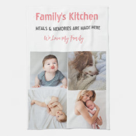 Fotografía y moderna tipografía Toallas de cocina