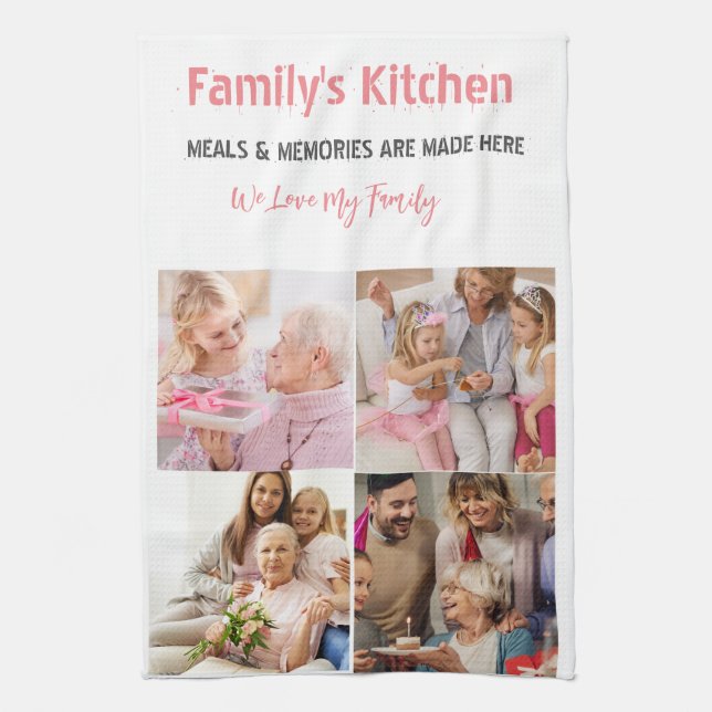 Fotografía y moderna tipografía Toallas de cocina (Vertical)