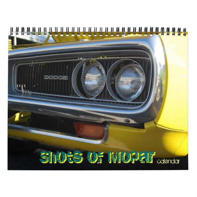 Fotografías del Calendario Mopar por WIZARD Photog (Tapa)